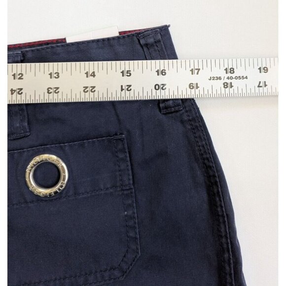 Tommy Hilfiger La Mer Navy Shorts Size 8 NWT Nautical Mom Shorts - Picture 6 of 10